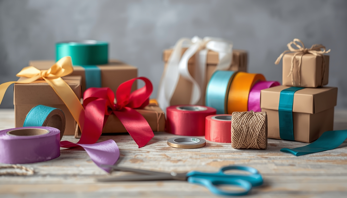 Ribbon and packaging supplies from Stunningmove